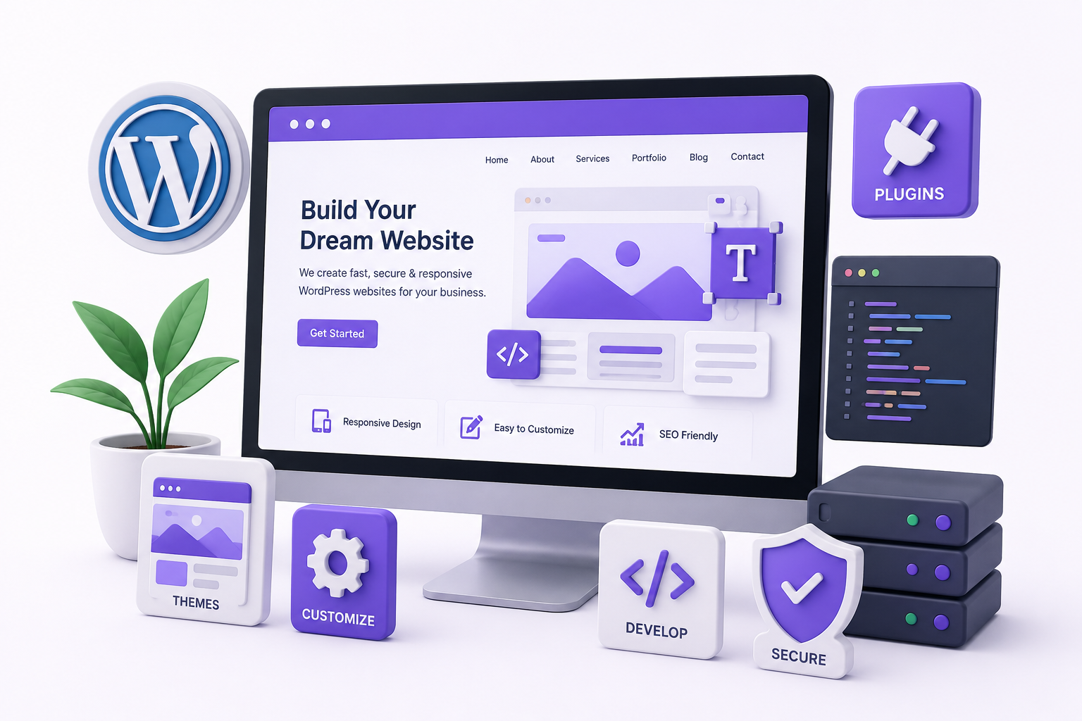 Professional WordPress Website Development Services by Webalam