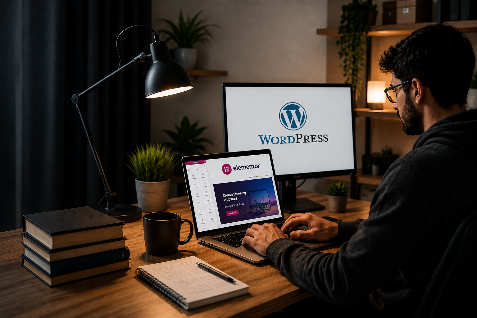 Webalam freelance WordPress website designer creating a professional business website